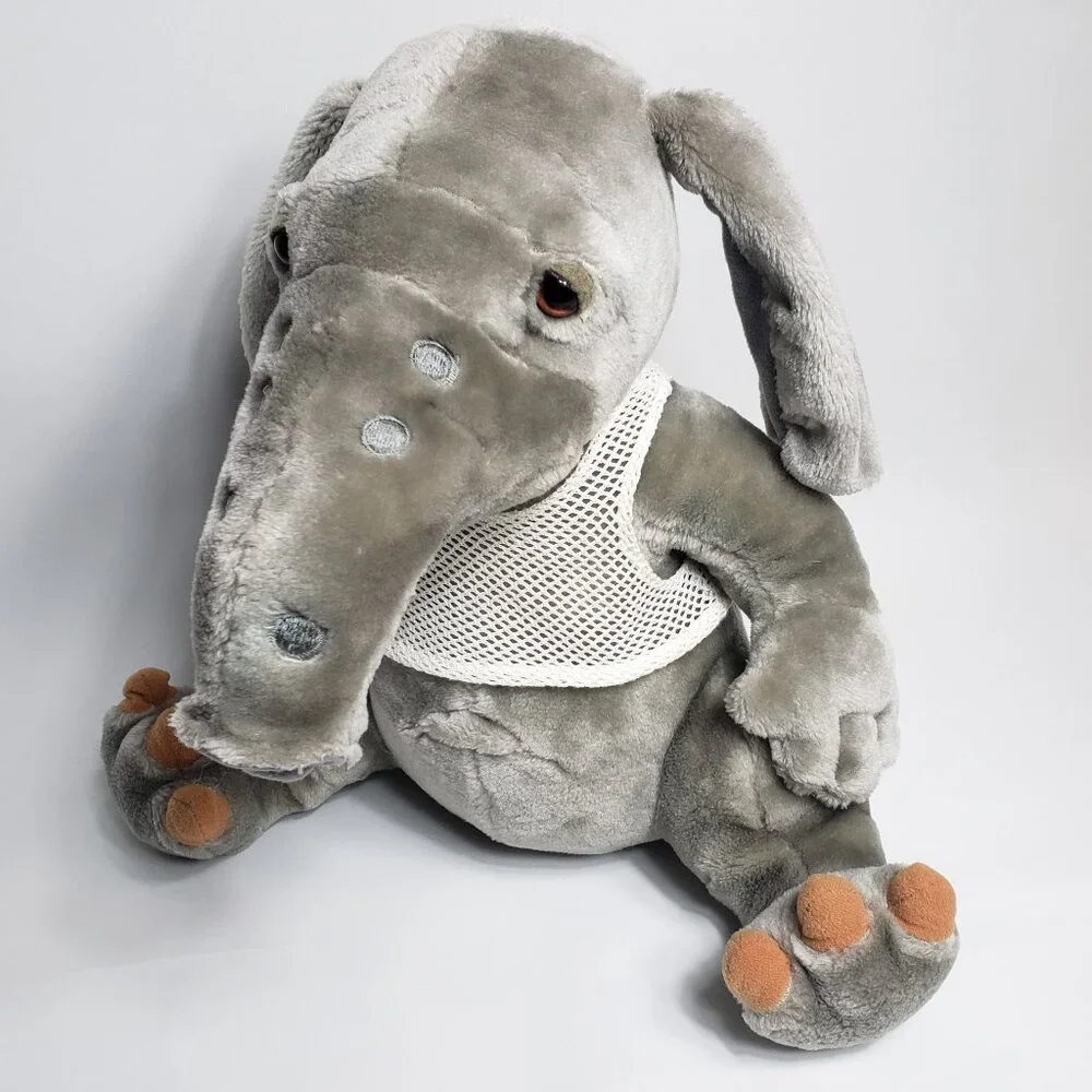 Vintage 1986 Disneyland Captain EO Hooter Elephant Plush 15" Michael Jackson Toy - Picture 1 of 16